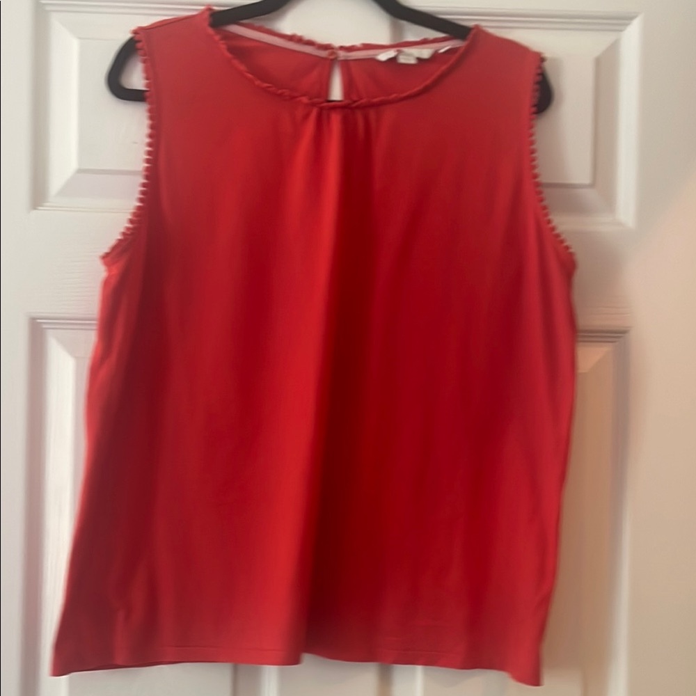 Boden Red Sleeveless Women's Top